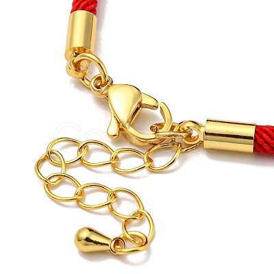Nylon Cords Bracelet Makings Fit for Connector Charms AJEW-P116-02G-16-1