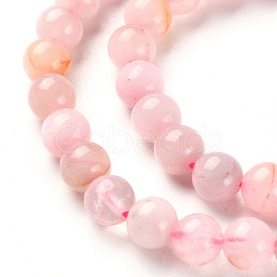 5 Strands Natural Rose Quartz Beads Strands G-YW0002-02-1