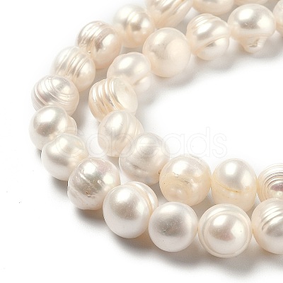 Natural Cultured Freshwater Pearl Beads Strands PEAR-L033-21-01-1