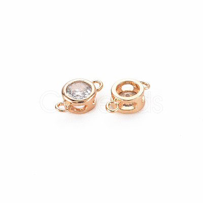 Brass Connector Charms KK-S364-159A-1