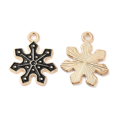 Christmas Light Gold Tone Alloy Enamel Pendants FIND-C031-01KCG-01-1