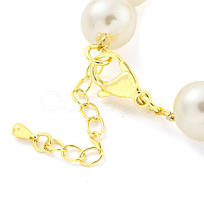 ABS Imitation Pearl Beaded Braclets BJEW-P322-18G-1