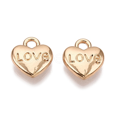 Valentine's Day Rack Plating Alloy Pendants FIND-N005-09G-1