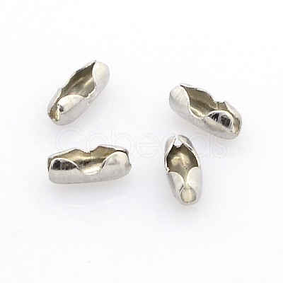 Tarnish Resistant Stainless Steel Ball Chain Connectors X-STAS-L018C-P-1