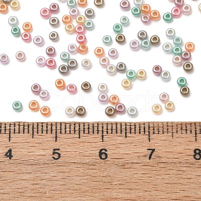10G Silver Lined Glass Seed Beads SEED-L013-01B-1