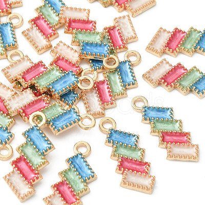 Alloy Enamel Pendants ENAM-YW0002-17-1