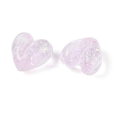 Handmade Foil Lampwork Beads Strands FOIL-T008-08C-1