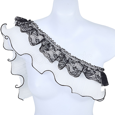 4 Yards Organza Pleated Lace Ribbon OCOR-CY0001-82-1