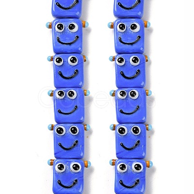 Handmade Lampwork Beads Strands LAMP-Q036-07A-1