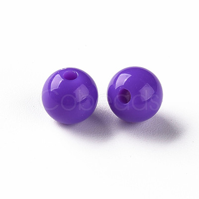 Opaque Acrylic Beads MACR-S370-C8mm-31-1