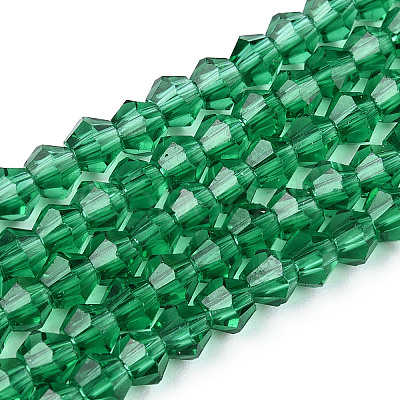 Transparent Glass Beads Strands EGLA-A039-T4mm-D10-1