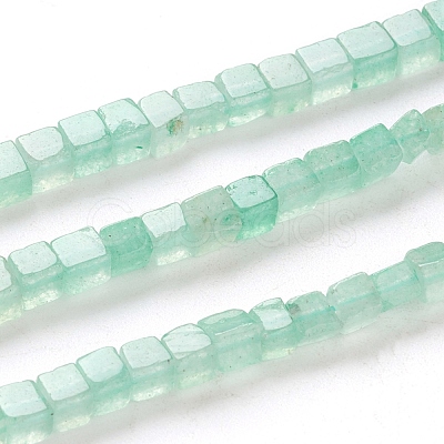 Natural Green Aventurine Beads Strands G-F631-K04-1