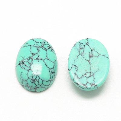 Synthetic Turquoise Cabochons G-R415-18x25-44-1