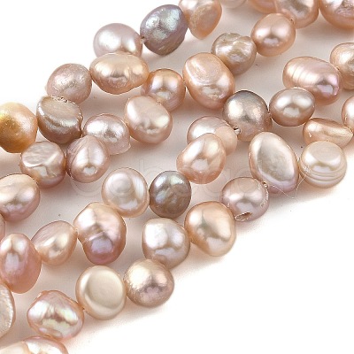 Natural Cultured Freshwater Pearl Beads Strands PEAR-A006-19A-1