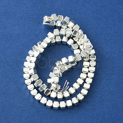 Electroplated Synthetic Non-Magnetic Hematite Beads Strands G-H020-I01-04-1