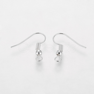 Grade A Silver Color Plated Iron Earring Hooks LS-X-EC135-S-NF-1