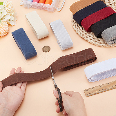 10 Rolls 10 Colors Polyester Elastic Cord OCOR-PH0004-63C-1
