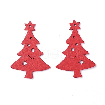 Poplar Wood Pendants WOOD-O004-26A-1