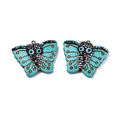 Synthetic Turquoise Pendants TURQ-N213-02-1