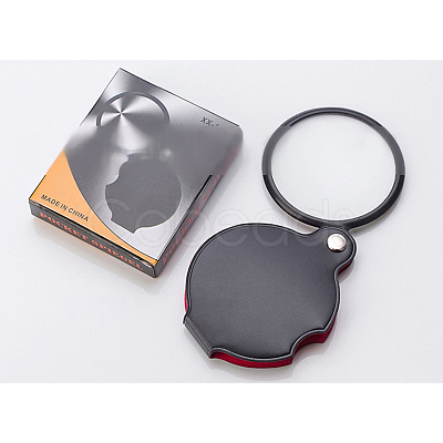 Mini Glass Lens Magnifier LS-AJEW-L073-13-1