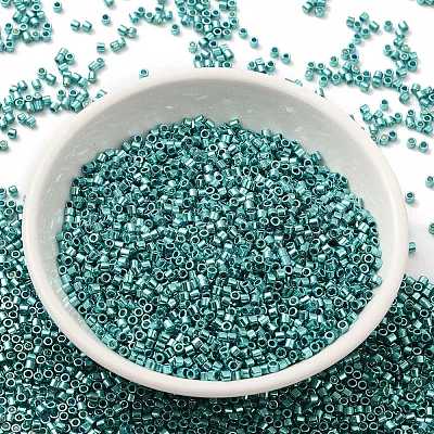 Electroplate Glass Seed Beads SEED-S042-01B-17-1