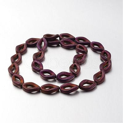 Electroplate Non-magnetic Synthetic Hematite Bead Strands G-F300-54-F-1