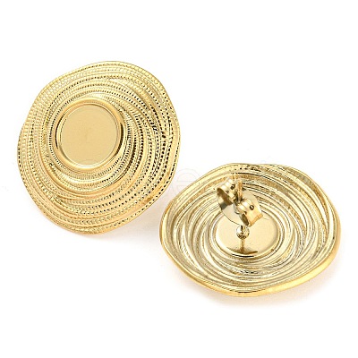 304 Stainless Steel Stud Earring Findings EJEW-I290-17G-1