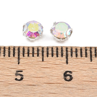 Flat Round Sew on Rhinestone Montee Beads STAS-B107-01A-02S-1
