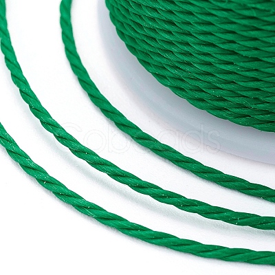 Round Waxed Polyester Cord X-YC-G006-01-1.0mm-18-1