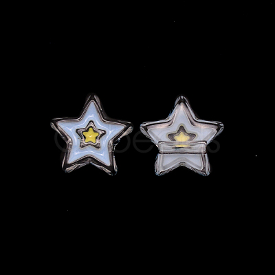 Resin Enamel Beads RESI-CJC0008-29E-1