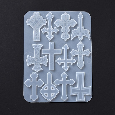 DIY Cross Pendant Silicone Molds LS-DIY-E057-02-1