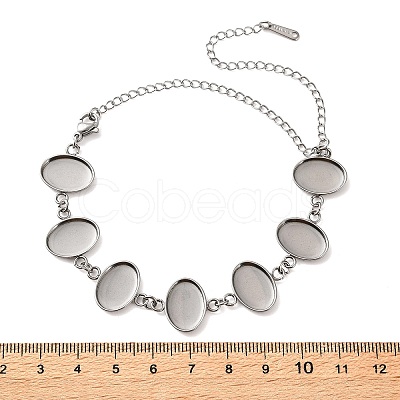 Non-Tarnish 304 Stainless Steel Bracelet Making SA-CBAFBB7-01P-B-1