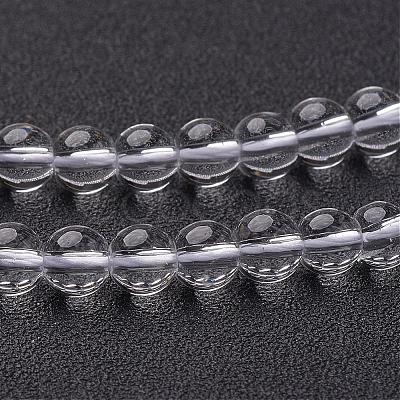 Synthetic Quartz Crystal Beads Strands GSR6mmA039-1-1