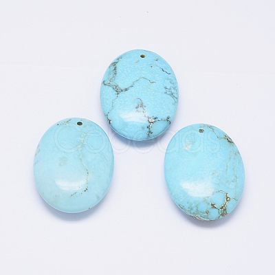 Natural Howlite Pendants G-K178-18-1