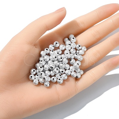 Frosted Acrylic Beads OACR-YW0002-24B-01-1
