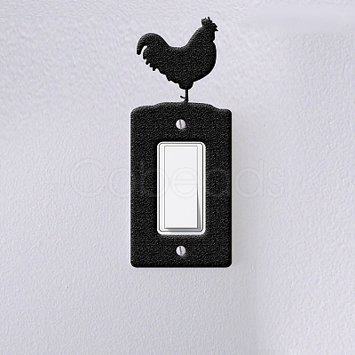 Iron Light Switch Decorations AJEW-WH0197-004-1