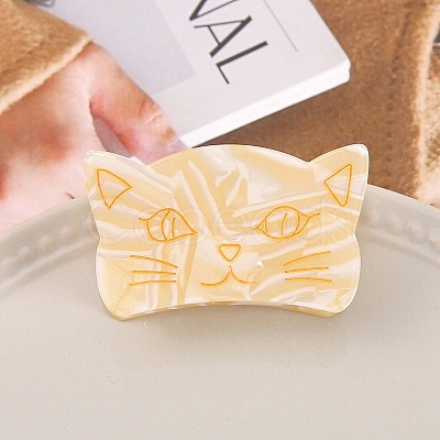 Cat Acrylic Claw Hair Clips PW-WG867EB-03-1