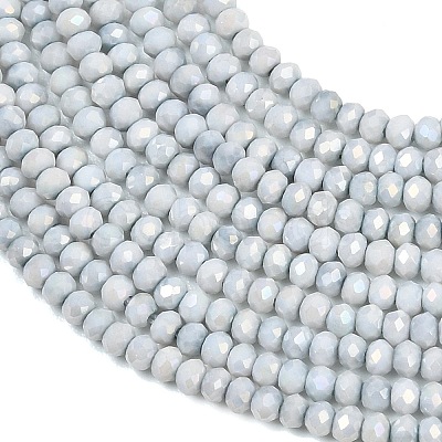 Electroplate Rondelle Glass Beads Strands GL-T021-2x2.5mm-17-22-1