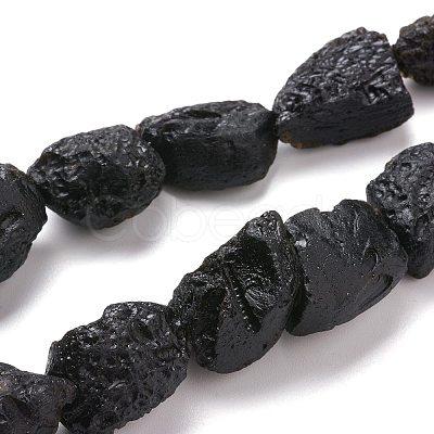 Natural Tektite Beads Strands G-K419-01A-1