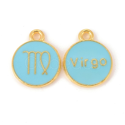 Alloy Enamel Pendants ENAM-S124-01B-16B-1