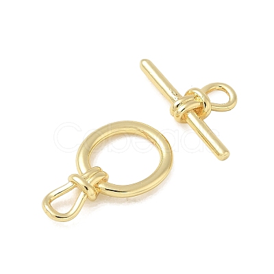 Brass Toggle Clasps KK-CBAFC6C-07H-G-1