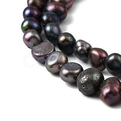 Natural Cultured Freshwater Pearl Beads Strands PEAR-P064-19J-05E-1