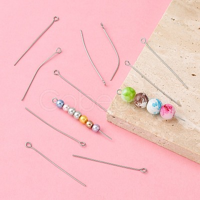 Tarnish Resistant 304 Stainless Steel Eye Pin STAS-E013-0.6x40mm-1