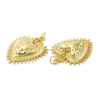 Rack Plating Brass Pendants KK-C030-23G-1