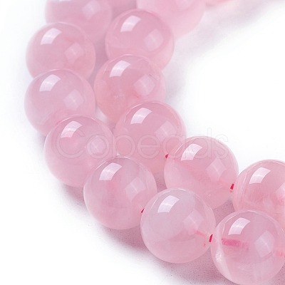 Natural Madagascar Rose Quartz Beads Strands G-F641-01-C-1