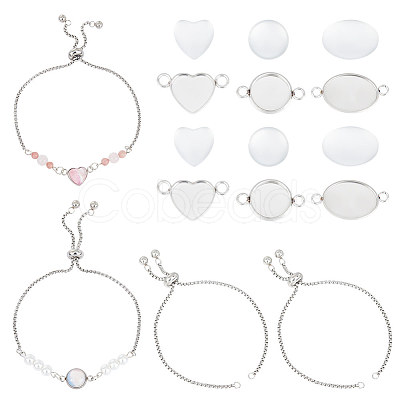 DIY Blank Link Bracelet Making Kit DIY-UN0005-26-1