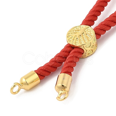 Twisted Nylon Cord Silder Bracelets X-DIY-B066-03G-15-1