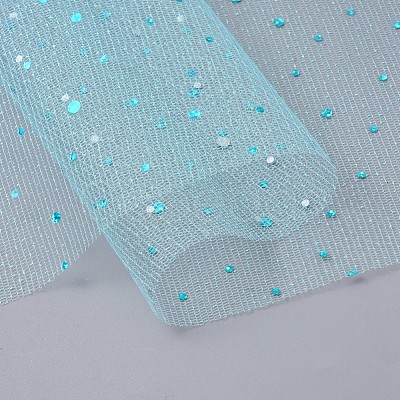 Glitter Sequin Deco Mesh Ribbons OCOR-I005-E08-1