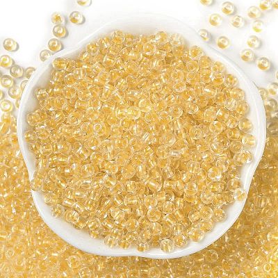 Transparent Inside Colours Glass Seed Beads X1-SEED-A032-04B-1