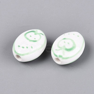 Handmade Porcelain Beads PORC-N012-14D-01-1
